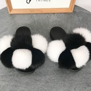 Women’s Fur Ball Fluffy Slippery